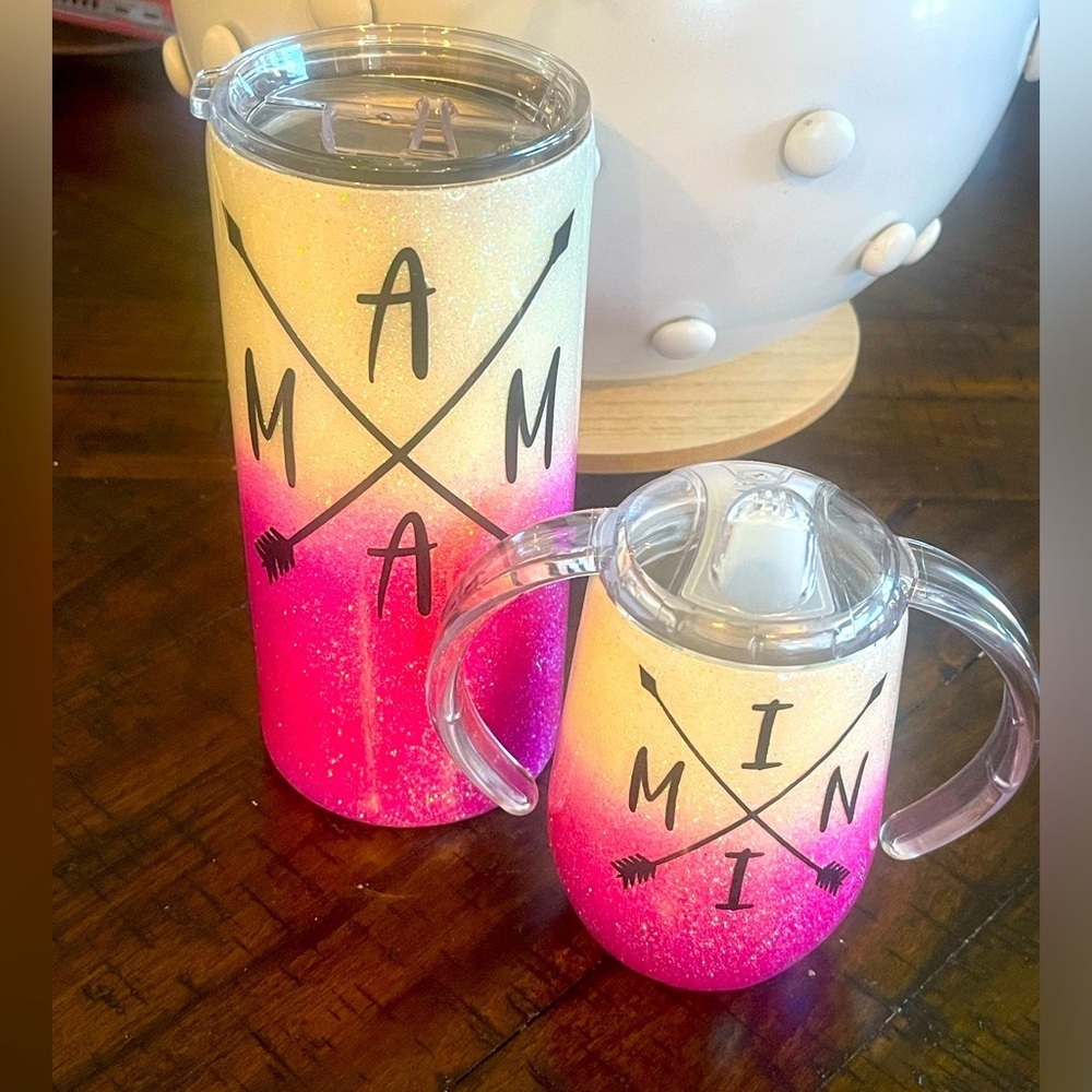 Mama - Mini Tumbler and Sippy Set